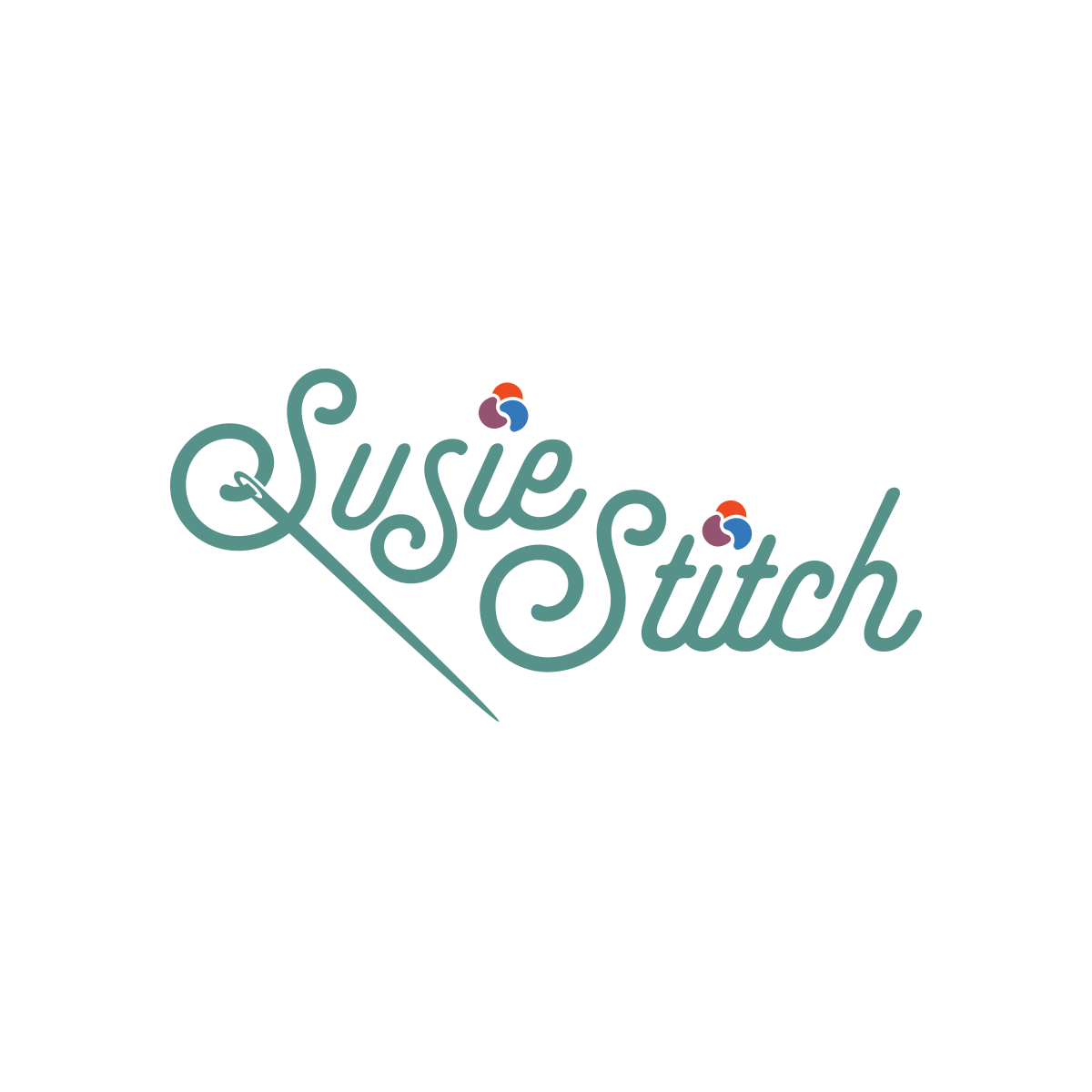 Susie Stitch Logo After Susie Stitch Logo after redesign